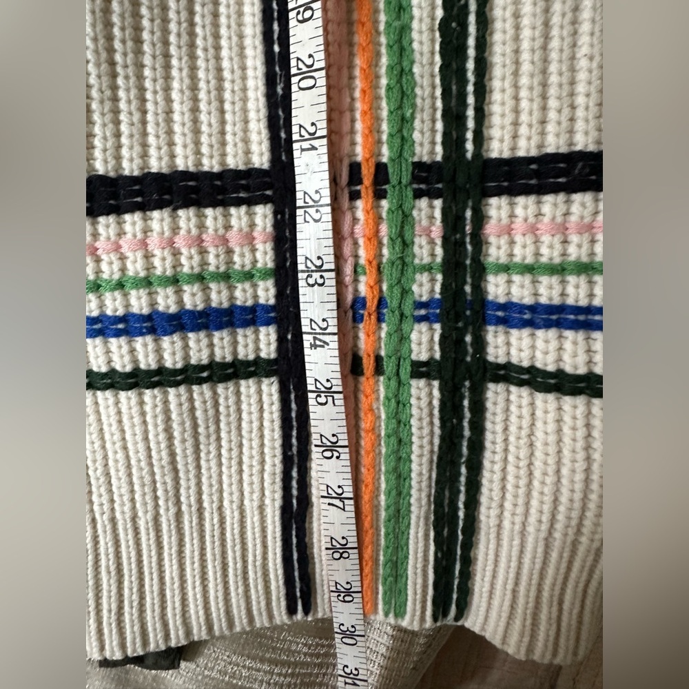 Tory Sport Merino Wool Striped Sweater - Picture 13 of 13